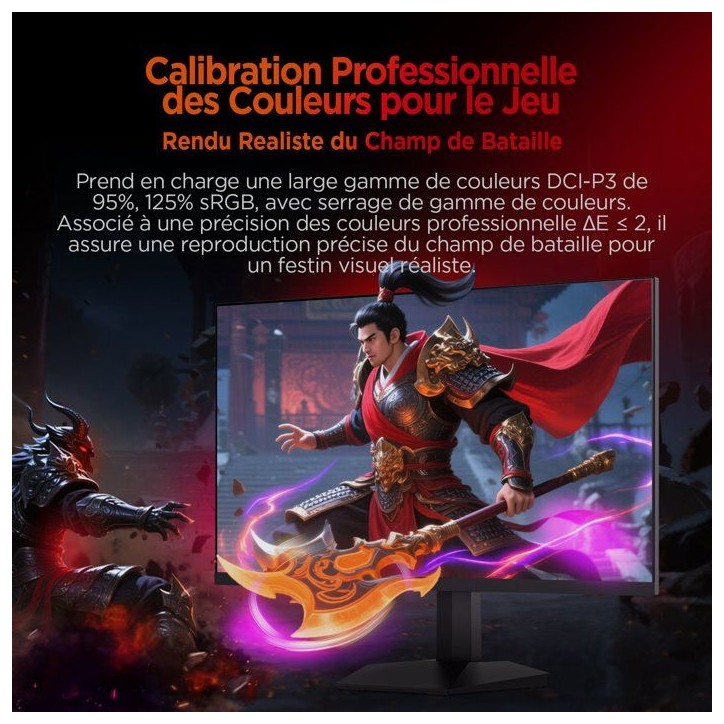 Ecran PC Gamer - HKC - 27 - FHD - 240Hz - Dalle Fast IPS - 1ms - G27H3D Ecran PC Gamer - HKC - 27 - FHD - 240Hz - Dalle Fast IPS - 1ms - G27H3D