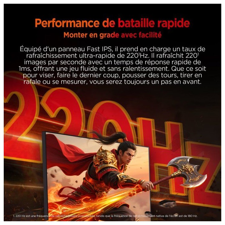 Ecran PC Gamer - HKC - 27 - QHD - 200Hz - Dalle IPS - 1ms - G27H2DPro Ecran PC Gamer - HKC - 27 - QHD - 200Hz - Dalle IPS - 1ms - G27H2DPro