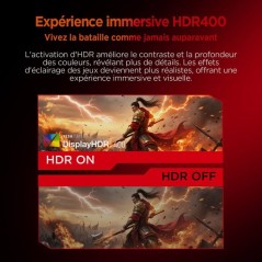 Ecran PC Gamer - HKC - 27 - QHD - 200Hz - Dalle IPS - 1ms - G27H2DPro