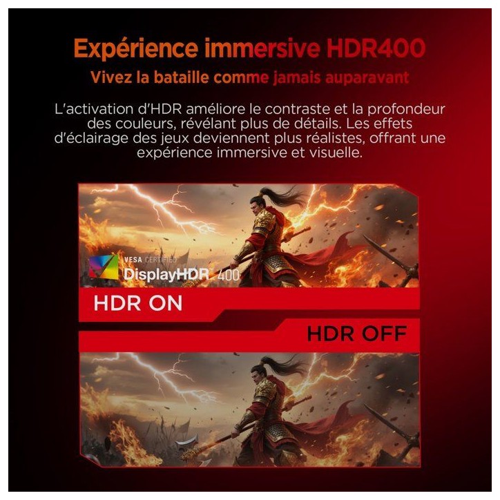 Ecran PC Gamer - HKC - 27 - QHD - 200Hz - Dalle IPS - 1ms - G27H2DPro Ecran PC Gamer - HKC - 27 - QHD - 200Hz - Dalle IPS - 1ms - G27H2DPro
