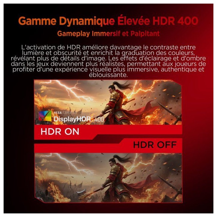 Ecran PC Gamer - HKC - 27 - QHD - 200Hz - Dalle Fast IPS - 1ms - G27H2P Ecran PC Gamer - HKC - 27 - QHD - 200Hz - Dalle Fast IPS - 1ms - G27H2P