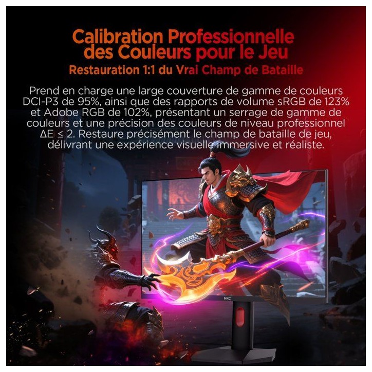 Ecran PC Gamer - HKC - 27 - QHD - 200Hz - Dalle Fast IPS - 1ms - G27H2P Ecran PC Gamer - HKC - 27 - QHD - 200Hz - Dalle Fast IPS - 1ms - G27H2P