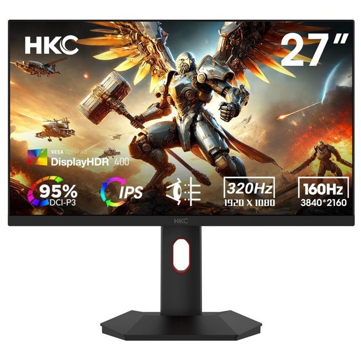 Ecran PC Gamer - HKC - FHD - 27 - 320 Hz - Dalle Fast IPS - 1ms - G27H7P