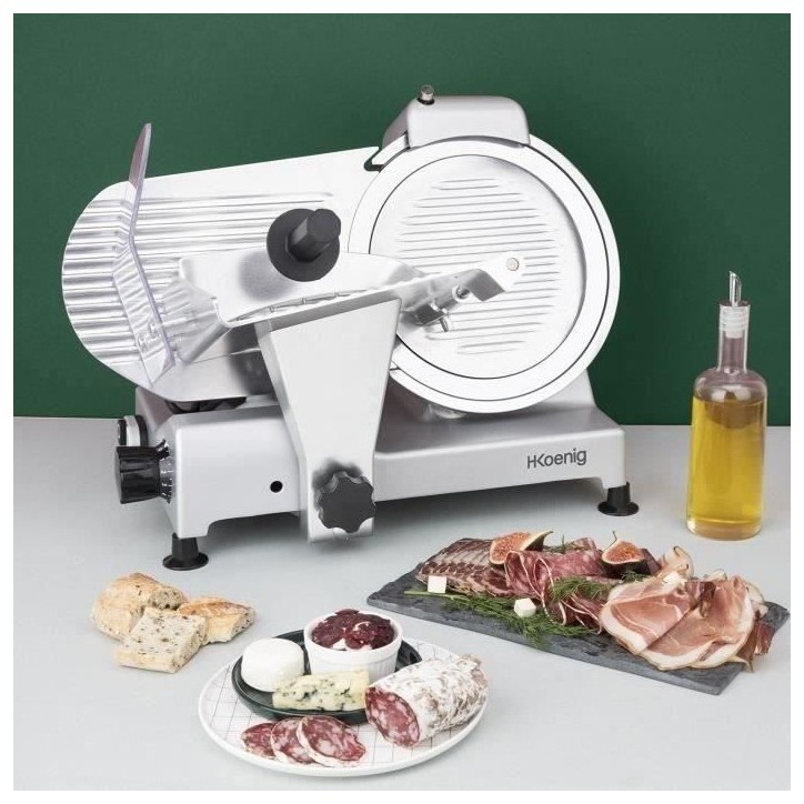 Trancheuse a viande - H.KoeNIG - MSX250 - Lame 25 cm - Inox Trancheuse a viande - H.KoeNIG - MSX250 - Lame 25 cm - Inox