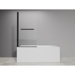 Pare baignoire 1 volet + porte serviettes - HOME GENERATION - Mila noi
