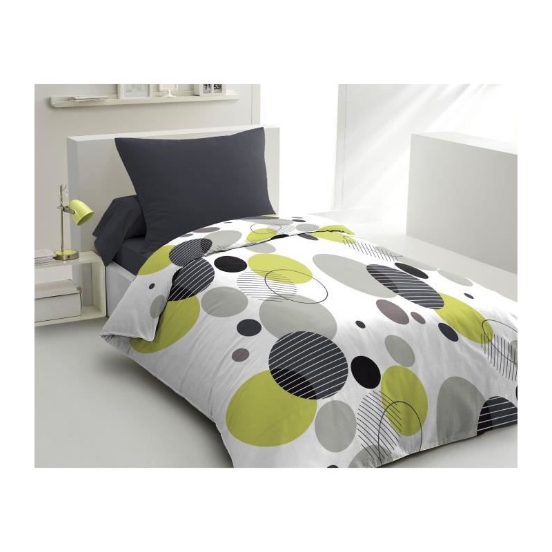 Parure de lit microfibre - HOME LINGE PASSION - BULLES DE REVE - Houss