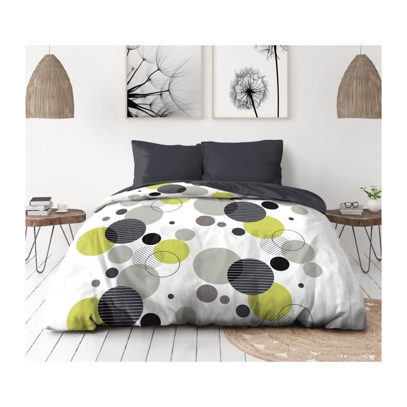 Parure de lit microfibre - HOME LINGE PASSION - BULLES DE REVE - Houss