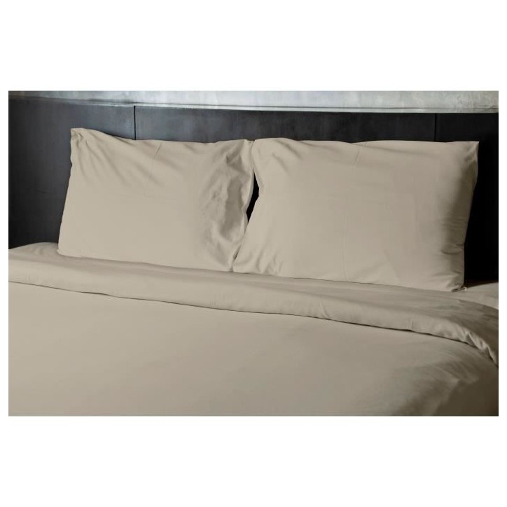 Drap plat - HOME LINGE PASSION - HP72097 - Microfibre 82 g - 240 x 300 cm - Beige ivoire Drap plat - HOME LINGE PASSION - HP72097 - Microfibre 82 g - 240 x 300 cm - Beige ivoire