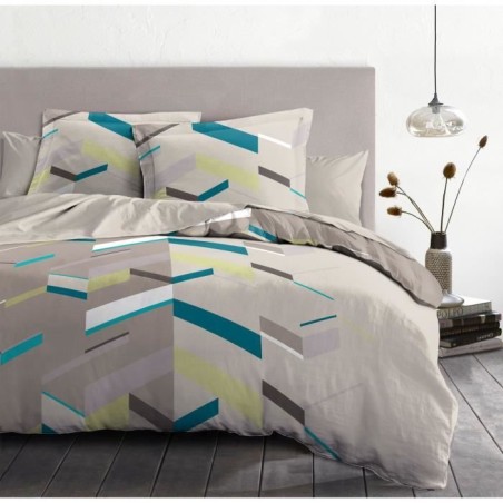 Parure de couette HOME LINGE PASSION Marco - 3 Pcs - 220 x 240 - 100%