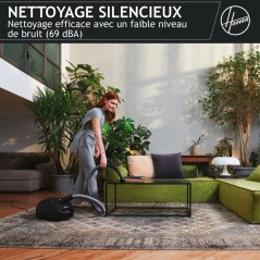 HOOVER TXL80PET - Aspirateur Traineau avec sac - Silencieux, idéal po