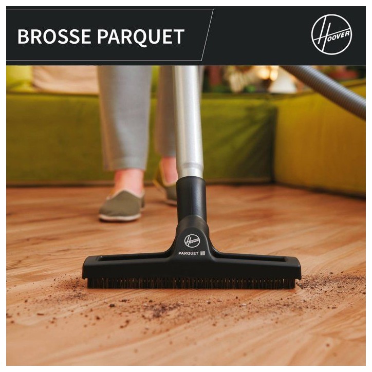 HOOVER TXL80PET - Aspirateur Traineau avec sac - Silencieux, idéal pour tous les sols - Puissance 700W - Rayon d'action 9.6m HOOVER TXL80PET - Aspirateur Traineau avec sac - Silencieux, idéal pour tous les sols - Puissance 700W - Rayon d'action 9.6m