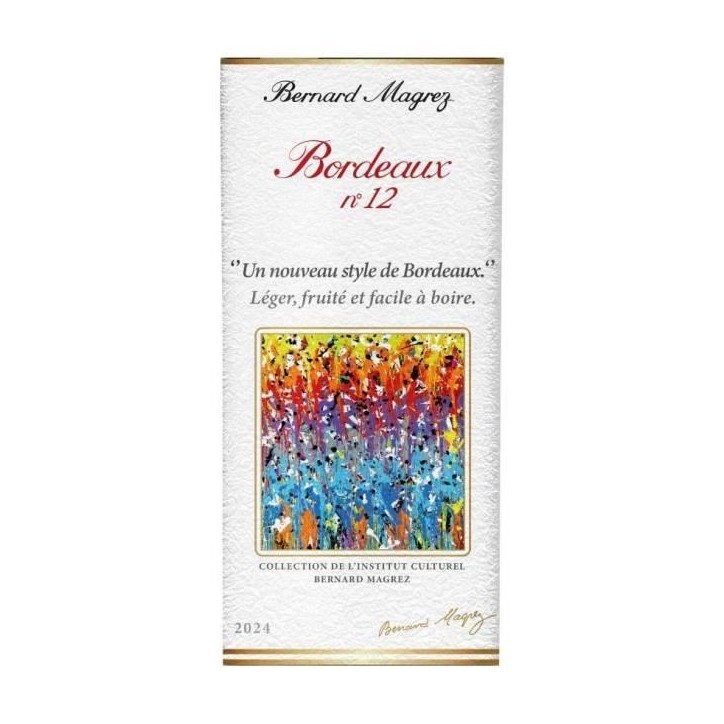 Bernard Magrez Bordeaux N° 12 2024 Bordeaux - Vin rouge de Bordeaux