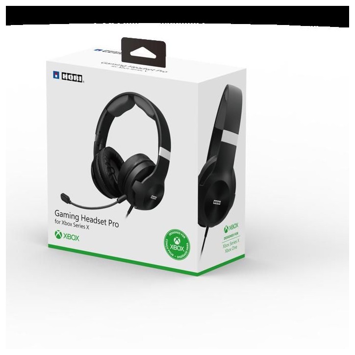 Casque Gaming Pro - Filaire - Hori - Xbox Series X/S, Xbox One et PC - Micro amovible - Noir Casque Gaming Pro - Filaire - Hori - Xbox Series X/S, Xbox One et PC - Micro amovible - Noir