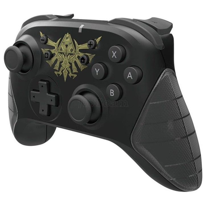 Manette de jeu - Nintendo Switch - The Legend of Zelda - Sans fil - Noir - Horipad - Autonomie 15 h - Hori