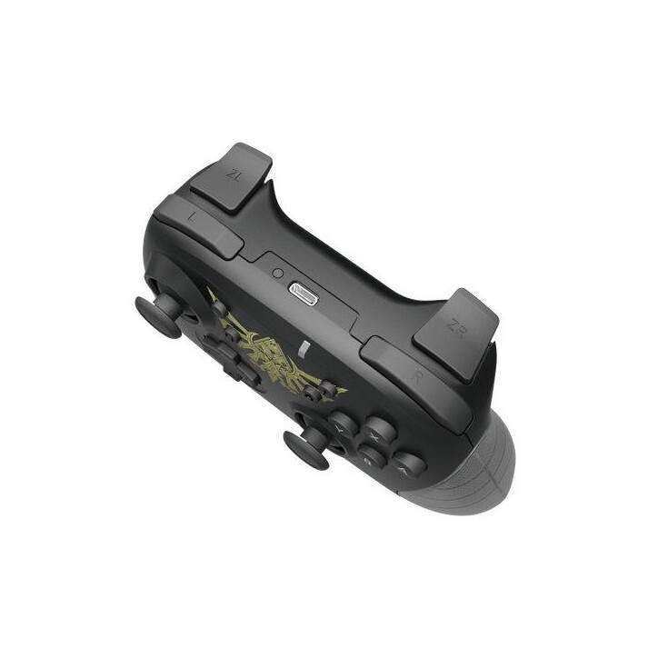 Manette de jeu - Nintendo Switch - The Legend of Zelda - Sans fil - Noir - Horipad - Autonomie 15 h - Hori