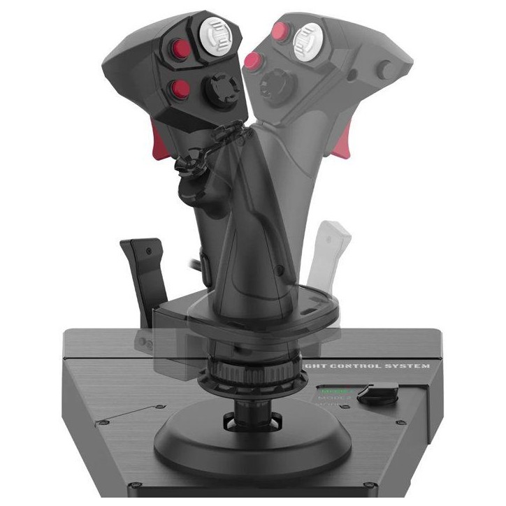 Systeme de vol et support Hotas pour PC - Hori - Double manette fontion de gouvernail - 200 fonctions configurables - Noir Systeme de vol et support Hotas pour PC - Hori - Double manette fontion de gouvernail - 200 fonctions configurables - Noir