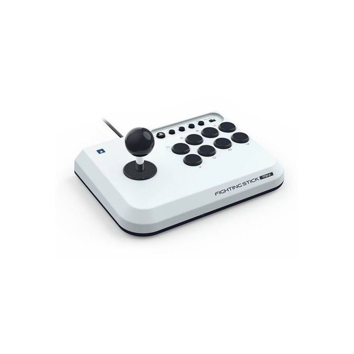 Manette de jeu - PC, PS4 et PS5 - Fighting Stick Mini - PlayStation - Filaire - Blanc - Hori Manette de jeu - PC, PS4 et PS5 - Fighting Stick Mini - PlayStation - Filaire - Blanc - Hori