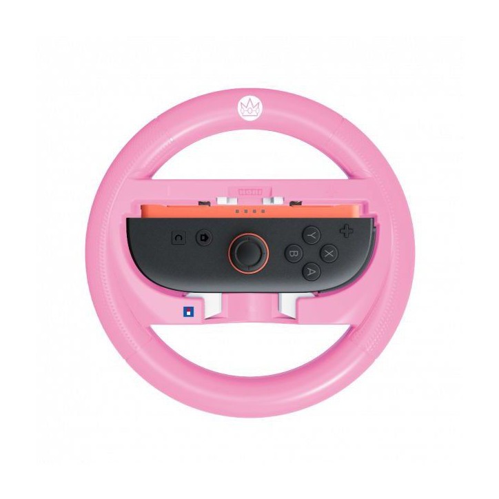 Volant de course - Nintendo Switch 2 - Hori - Mario Kart World Joy-Con - Motif Peach - Rose Volant de course - Nintendo Switch 2 - Hori - Mario Kart World Joy-Con - Motif Peach - Rose