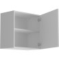 Meuble haut 1 porte OSLO - Blanc - L 60 x P 36 x H 58 cm