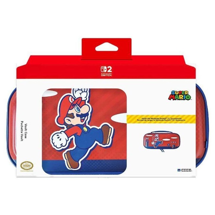 Housse de transport Mario - Nintendo Switch 2 - Hori - Motif Mario Housse de transport Mario - Nintendo Switch 2 - Hori - Motif Mario