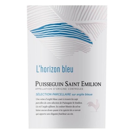 L'Horizon Bleu 2022 Puisseguin Saint Emilion - Vin rouge de Bordeaux