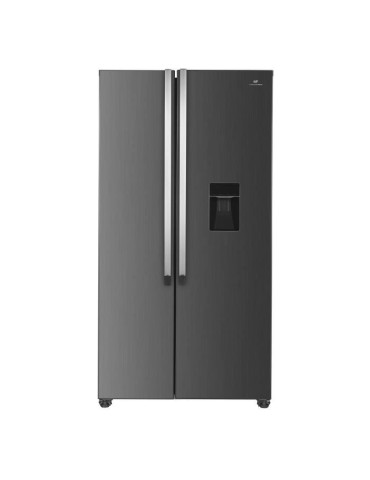 Réfrigérateur américain CONTINENTAL EDISON - CERA532NFB - Total No Frost- 529L - L90 cm xH177 cm - Moteur inverter -Inox