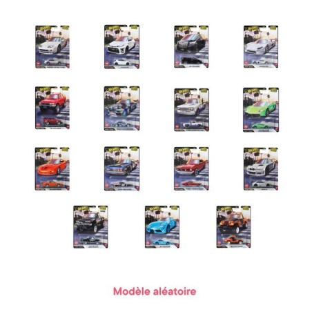 Hot Wheels Boulevard Véhicule 1/64 – Modele aléatoire (4 coffrets
