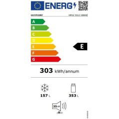 Réfrigérateur américain - HOTPOINT - HPG25512XBR4E - 4 portes - Cla