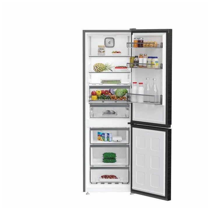 Réfrigérateur combiné - WHIRLPOOL - WHK26363XBR5E - 210 L - Classe D - 59,5 x 66,3 x 186,5 cm - Dark Inox Réfrigérateur combiné - WHIRLPOOL - WHK26363XBR5E - 210 L - Classe D - 59,5 x 66,3 x 186,5 cm - Dark Inox