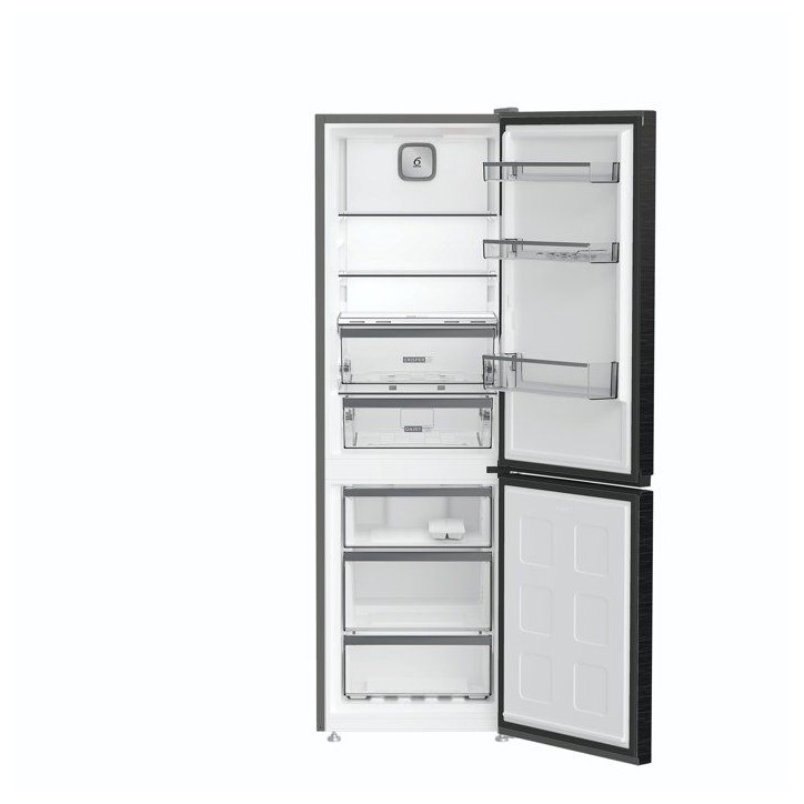 Réfrigérateur combiné - WHIRLPOOL - WHK26363XBR5E - 210 L - Classe D - 59,5 x 66,3 x 186,5 cm - Dark Inox Réfrigérateur combiné - WHIRLPOOL - WHK26363XBR5E - 210 L - Classe D - 59,5 x 66,3 x 186,5 cm - Dark Inox