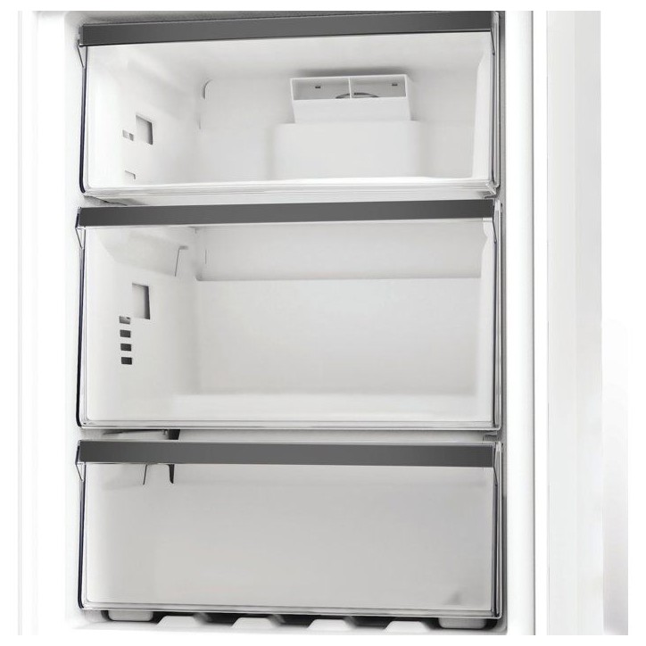Réfrigérateur combiné - WHIRLPOOL - WHKH1361W4E - 106 L - Classe E - 59,5 x 66,3 x 186,5 cm - Blanc