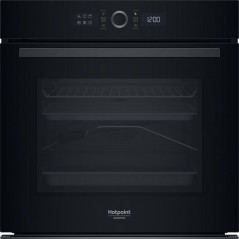 Four encastrable - Pyrolyse - HOTPOINT - HA4S80PM0BA - Noir - Porte fr
