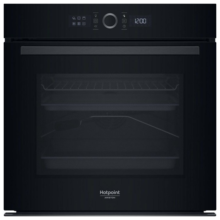 Four encastrable - Pyrolyse - HOTPOINT - HA4S80PM0BA - Noir - Porte froide - 73 L - 59,5 x 56,4 x 59,5 cm Four encastrable - Pyrolyse - HOTPOINT - HA4S80PM0BA - Noir - Porte froide - 73 L - 59,5 x 56,4 x 59,5 cm