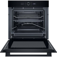 Four encastrable - Pyrolyse - HOTPOINT - HA4S80PM0BA - Noir - Porte froide - 73 L - 59,5 x 56,4 x 59,5 cm