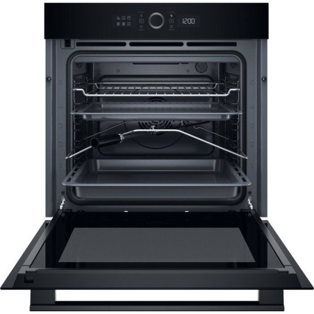 Four encastrable - Pyrolyse - HOTPOINT - HA4S80PM0BA - Noir - Porte froide - 73 L - 59,5 x 56,4 x 59,5 cm
