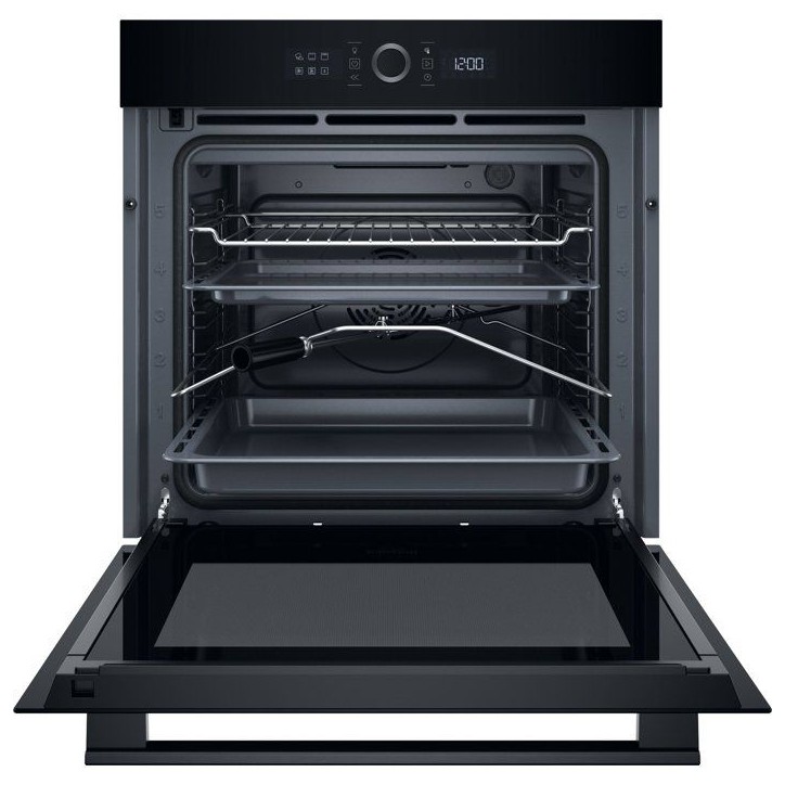 Four encastrable - Pyrolyse - HOTPOINT - HA4S80PM0BA - Noir - Porte froide - 73 L - 59,5 x 56,4 x 59,5 cm Four encastrable - Pyrolyse - HOTPOINT - HA4S80PM0BA - Noir - Porte froide - 73 L - 59,5 x 56,4 x 59,5 cm