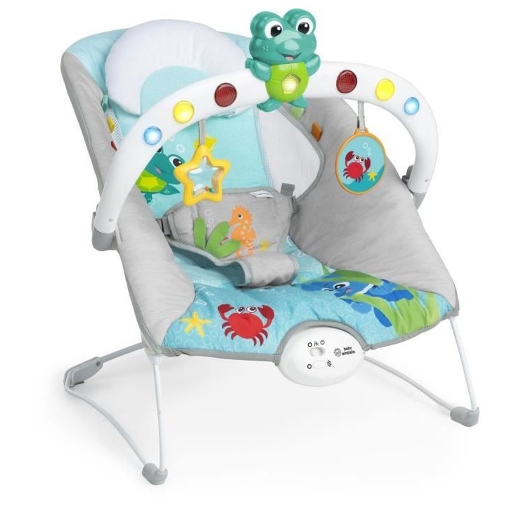 BABY EINSTEIN Transat bébé Neptune - Ocean Explorers, 15 mélodies, lumieres, vibrations BABY EINSTEIN Transat bébé Neptune - Ocean Explorers, 15 mélodies, lumieres, vibrations