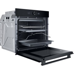 Four encastrable - Pyrolyse - HOTPOINT - HA4S80PM0BA - Noir - Porte fr