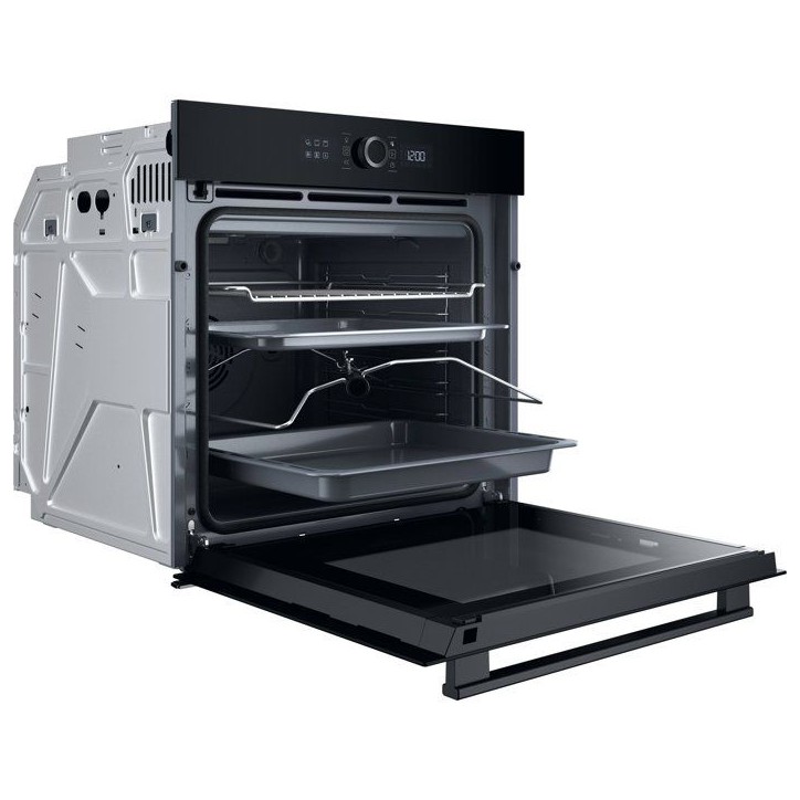 Four encastrable - Pyrolyse - HOTPOINT - HA4S80PM0BA - Noir - Porte froide - 73 L - 59,5 x 56,4 x 59,5 cm Four encastrable - Pyrolyse - HOTPOINT - HA4S80PM0BA - Noir - Porte froide - 73 L - 59,5 x 56,4 x 59,5 cm