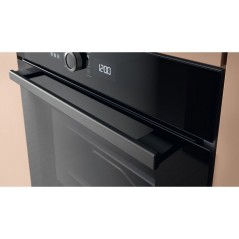 Four encastrable - Pyrolyse - HOTPOINT - HA4S80PM0BA - Noir - Porte fr