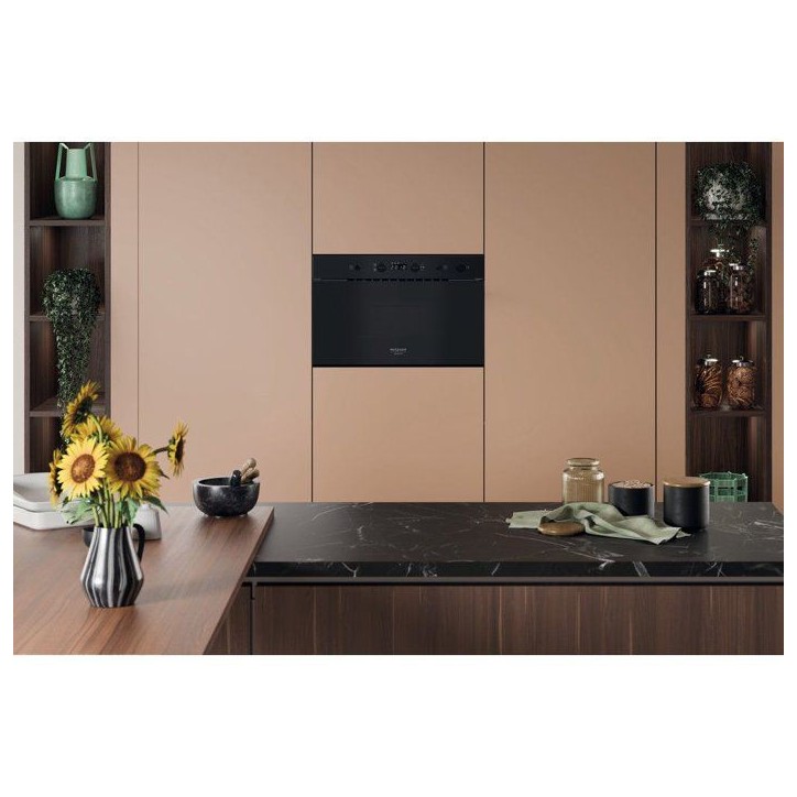 Micro-ondes encastrable - HOTPOINT - HAMK11B - Noir - 22 L - 59,5 x 32 x38,2 cm