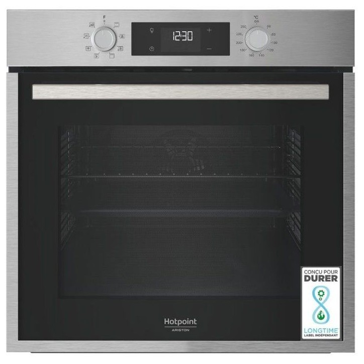Four encastrable - Catalyse - HOTPOINT - HAO455CX - Inox - 71 L - 59,5 x 57 x 59,5 cm Four encastrable - Catalyse - HOTPOINT - HAO455CX - Inox - 71 L - 59,5 x 57 x 59,5 cm