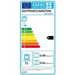 Four encastrable - Catalyse - HOTPOINT - HAO455CX - Inox - 71 L - 59,5