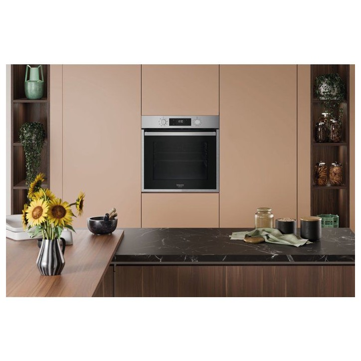 Four encastrable - Catalyse - HOTPOINT - HAO455CX - Inox - 71 L - 59,5 x 57 x 59,5 cm Four encastrable - Catalyse - HOTPOINT - HAO455CX - Inox - 71 L - 59,5 x 57 x 59,5 cm