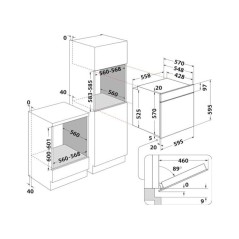 HOTPOINT Four catalyse noir HAO455CB