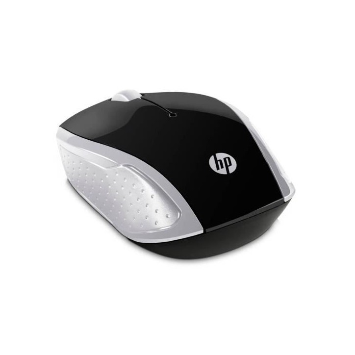 Souris sans fil HP 200 - Argent vif Souris sans fil HP 200 - Argent vif