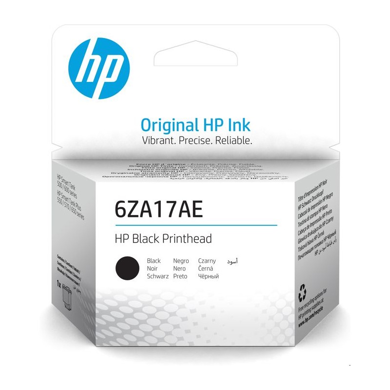 Tete d'impression - HP - 6ZA17AE - Noir - Compatible Smart Tank - Jet