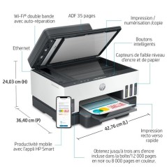Imprimante Tout-en-un HP Smart Tank 7305 - Jet d'encre thermique - Cou