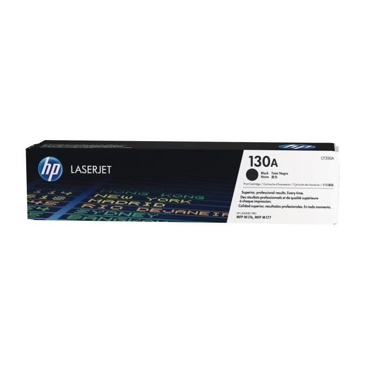 Cartouche de toner noir HP 130A authentique pour HP Color LaserJet Pro MFP M176n/177 fw Cartouche de toner noir HP 130A authentique pour HP Color LaserJet Pro MFP M176n/177 fw