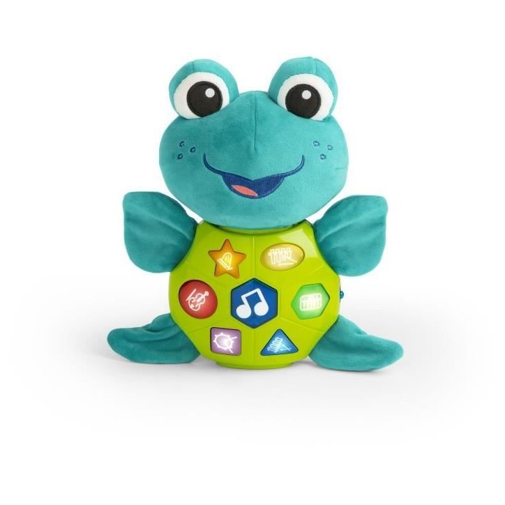 BABY EINSTEIN NEPTUNE la tortue Peluche jouet d'éveil musical,Cadeau Noel bébé, musique, couleurs 6M+